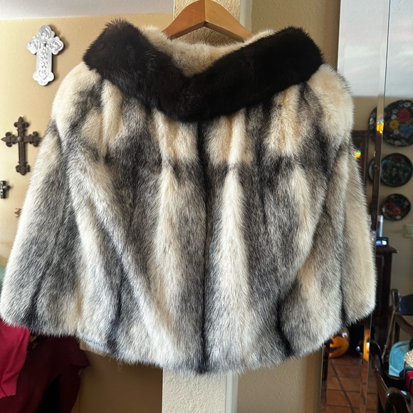 Rare Cross Mink Vintage Fur Stole - Picture 6 of 7